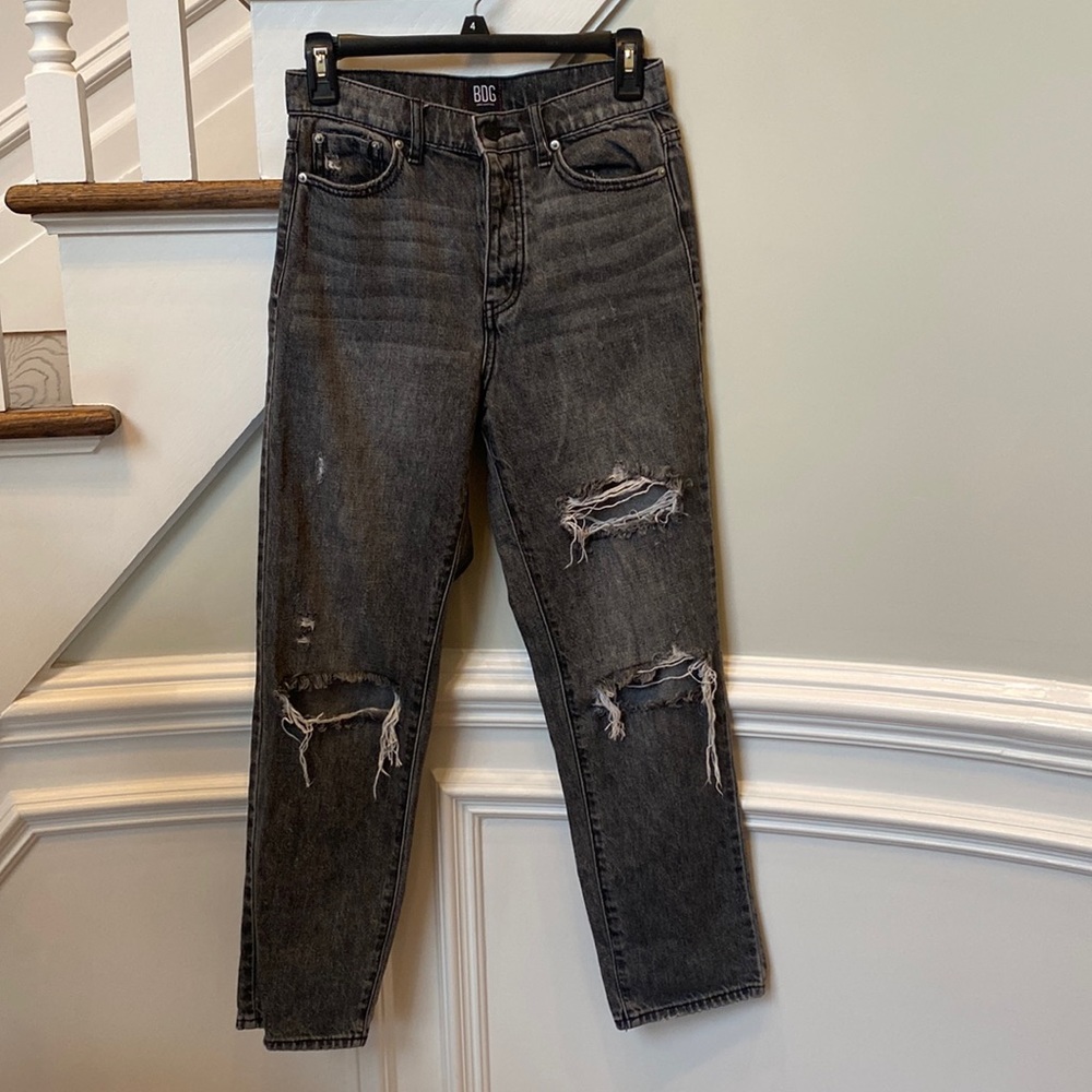 BDG Urban Outfitters Slim Straight Black Wash Jeans